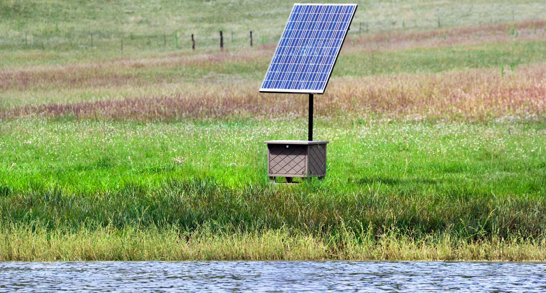 Solar panel for renewable electric production. Close-up. Shallow DOF.